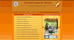 Desktop Screenshot of caninadevalencia.com